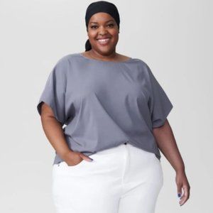 Universal Standard grey Vienna Dolman sleeve tee